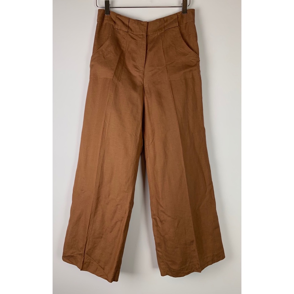 Women's Brown Wide-Leg Pants